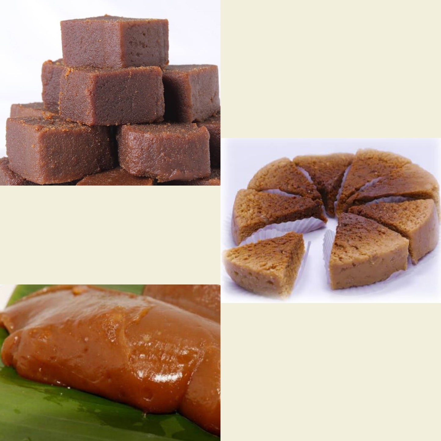 Palm Jaggery Mysurpa + Milk Cake + Thoothukudi Muscoth Halwa