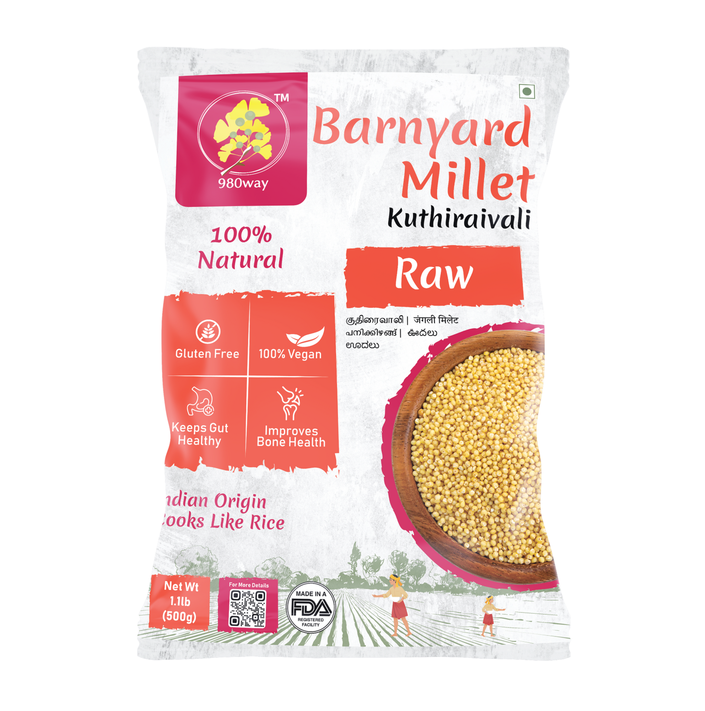 Barnyard (Kuthiraivali) Millet