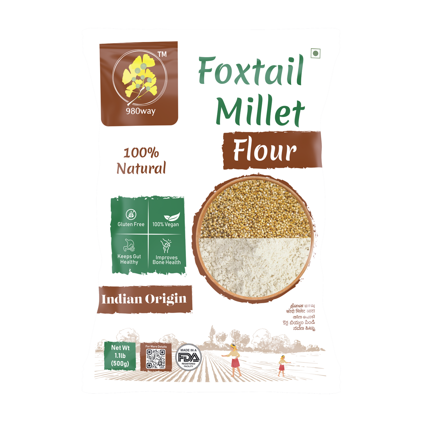 Foxtail (Thinai) Millet Flour