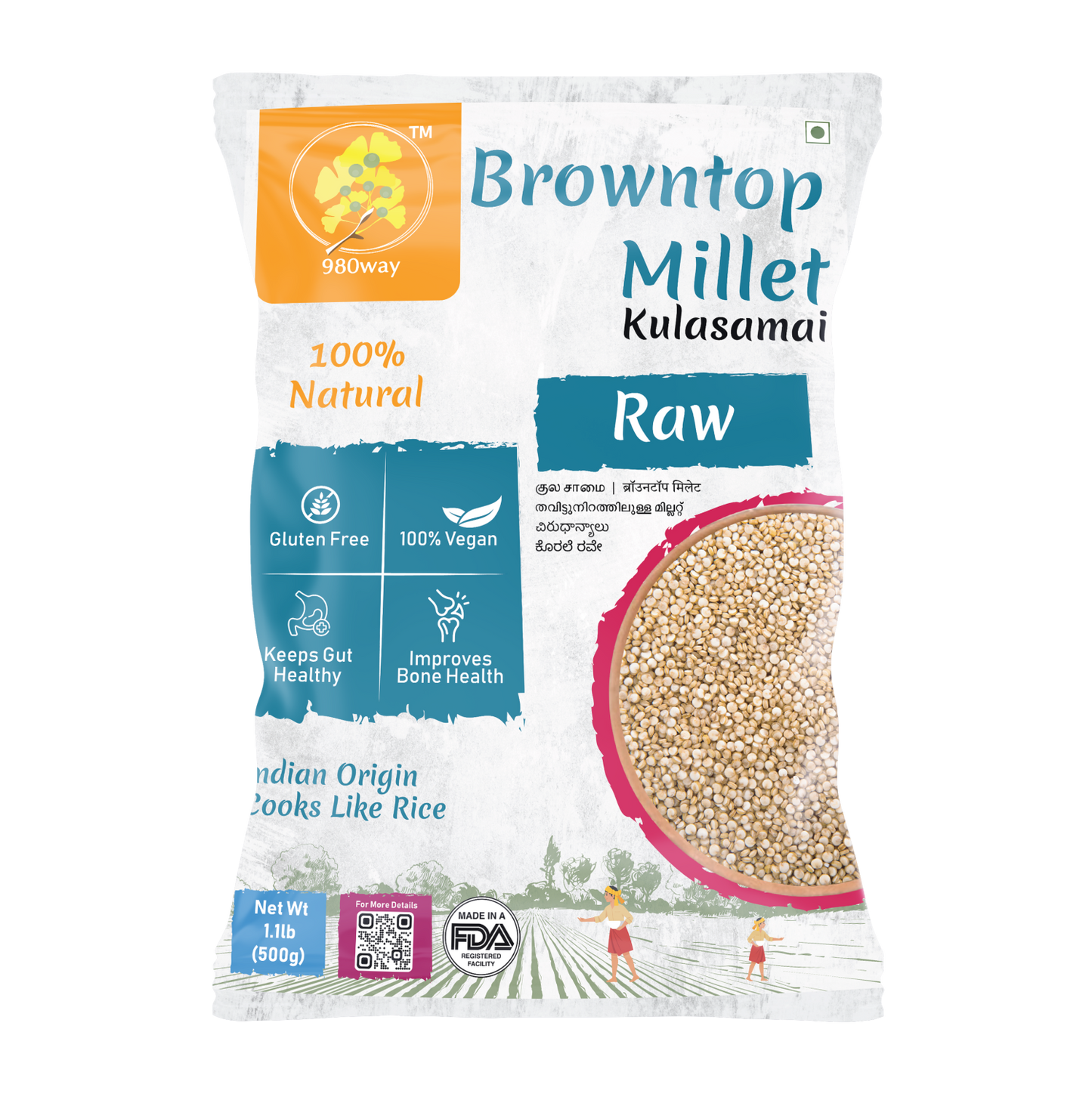 Browntop (Kulasamai) Millet