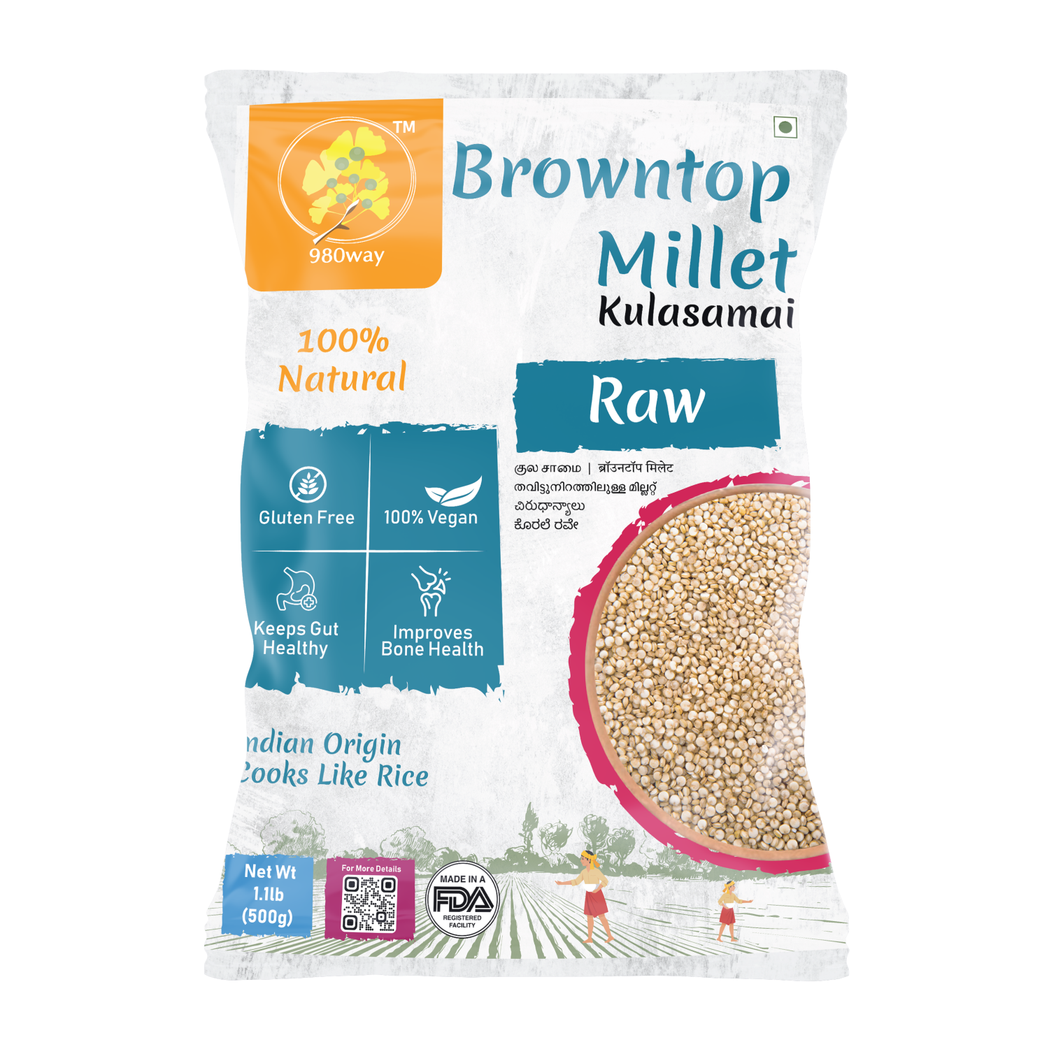 Browntop (Kulasamai) Millet