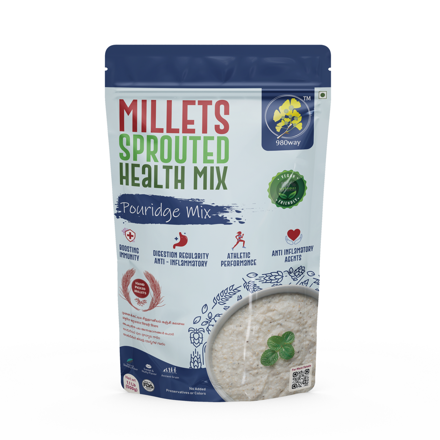 Millets Sprouted Health Mix