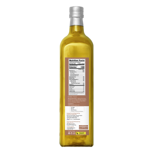 Cold Pressed Peanut Oil - 1000 ml (33.81 floz)