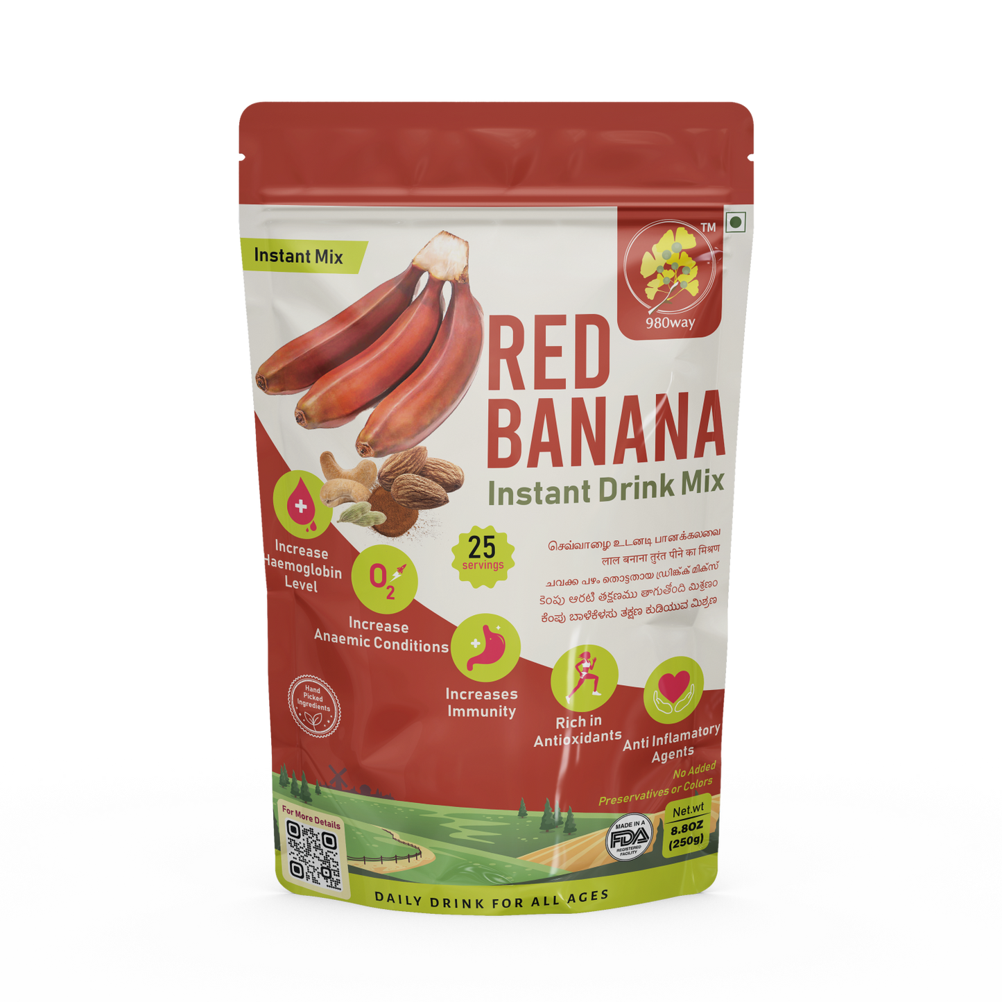 Red Banana Instant Drink Mix