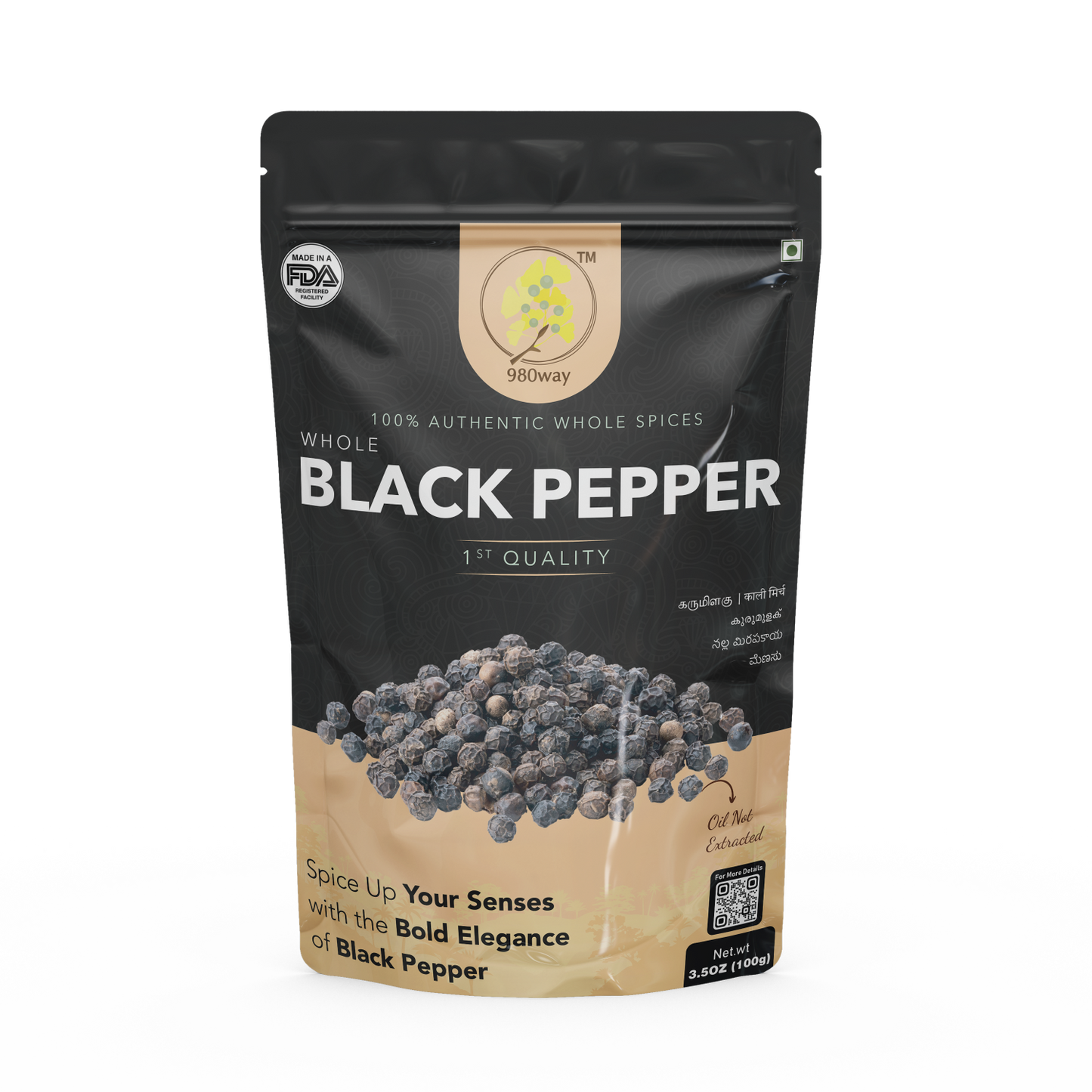 Whole Black Pepper