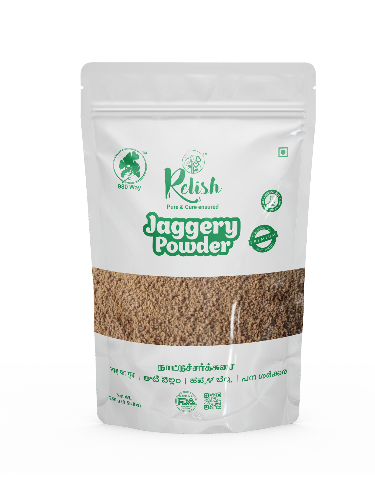 Unrefined Cane Sugar Granules (Jaggery Powder)